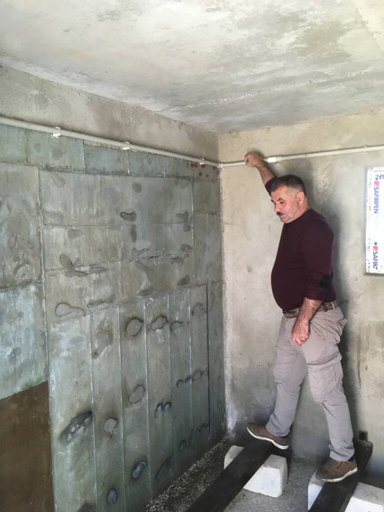 Koba's handmade tea fermentation room